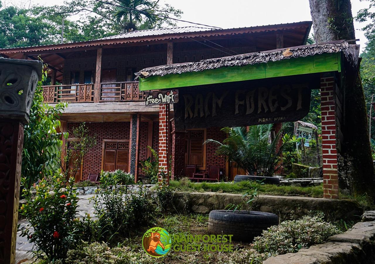 Rain Forest Guest House And Jungle Trekking Bukit Lawang Exteriör bild