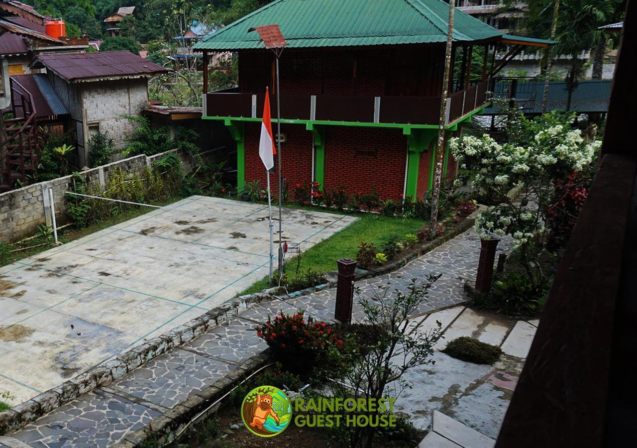 Rain Forest Guest House And Jungle Trekking Bukit Lawang Exteriör bild