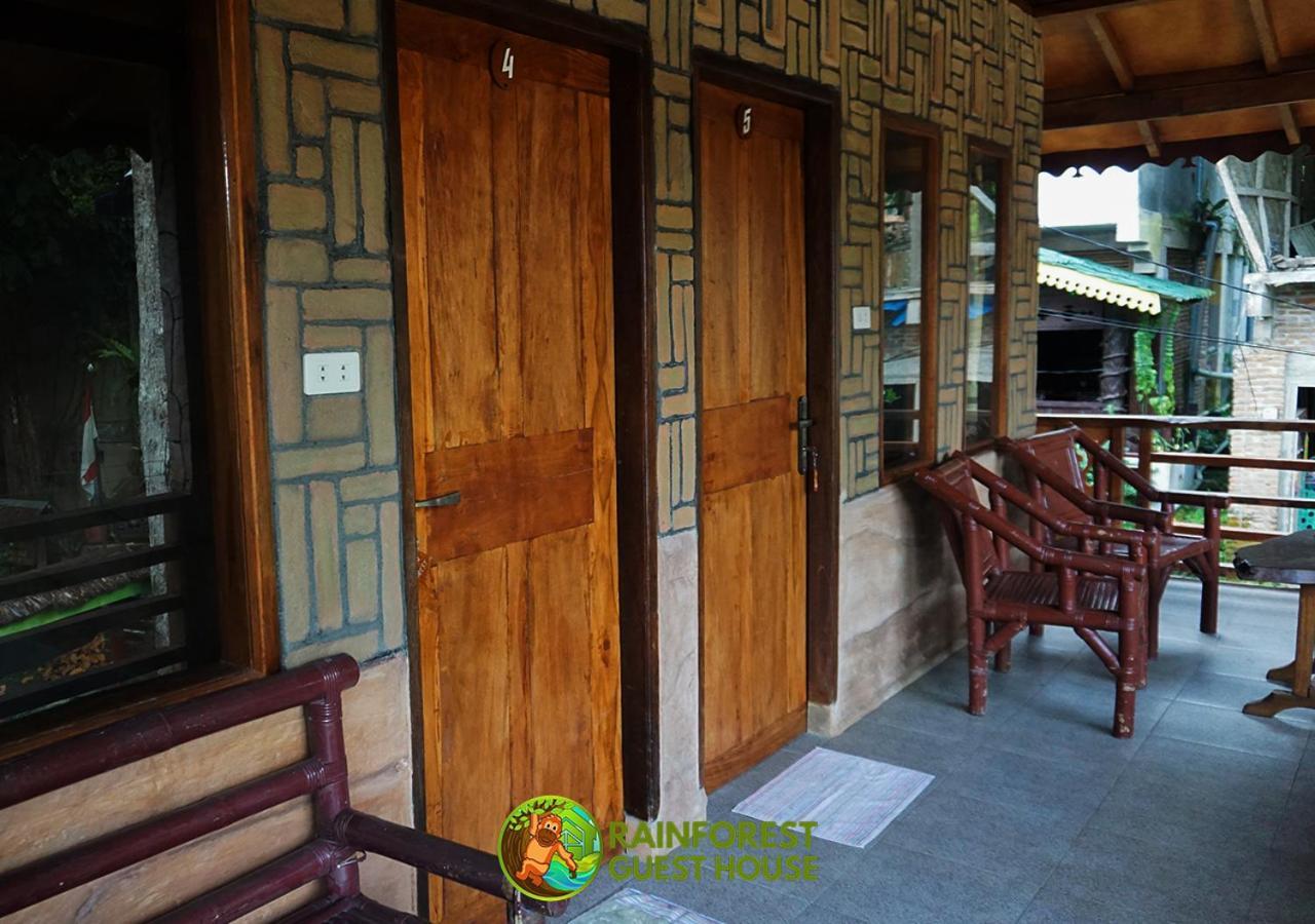 Rain Forest Guest House Bukit Lawang Rum bild