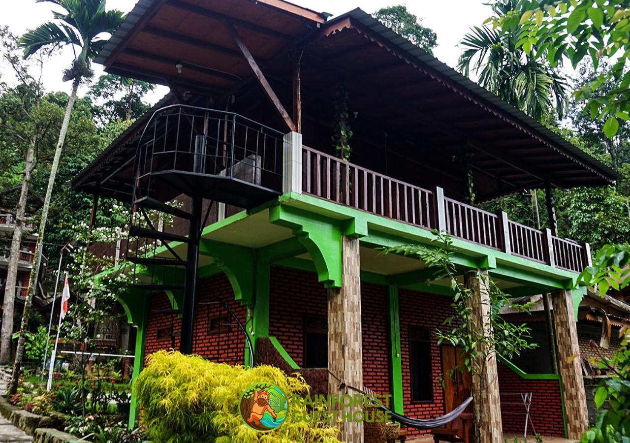 Rain Forest Guest House And Jungle Trekking Bukit Lawang Exteriör bild