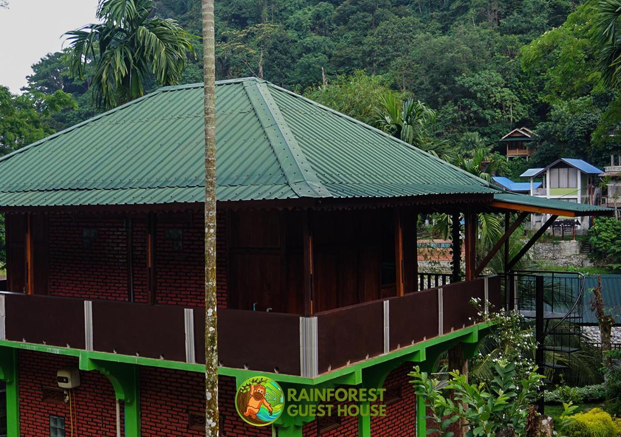 Rain Forest Guest House And Jungle Trekking Bukit Lawang Exteriör bild