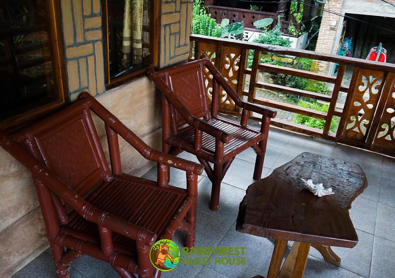 Rain Forest Guest House Bukit Lawang Exteriör bild